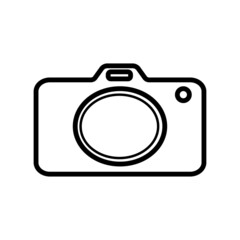 Digital camera icon vector layout