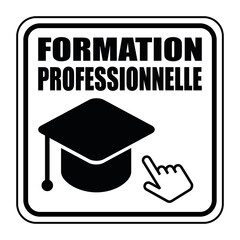 Logo formation professionnelle. - obrazy, fototapety, plakaty