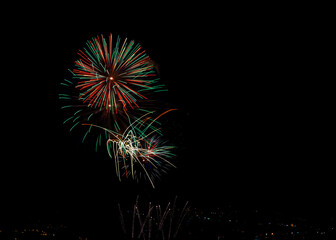 celebration fireworks in the sky 