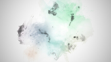 abstract watercolor background with splashs and smears