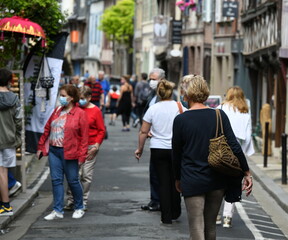 dans les ruelles d'honfleur