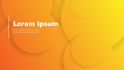 abstract orange circle background wit 