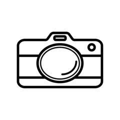 Digital camera icon vector layout