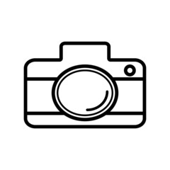 Digital camera icon vector layout