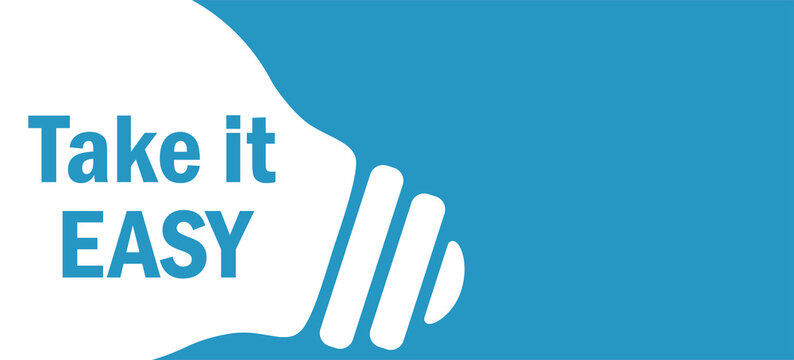 Take it easy in lamp background illustration