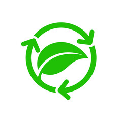 recycle symbol, zero waste concept