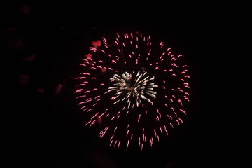 Fototapeta premium fireworks in the night