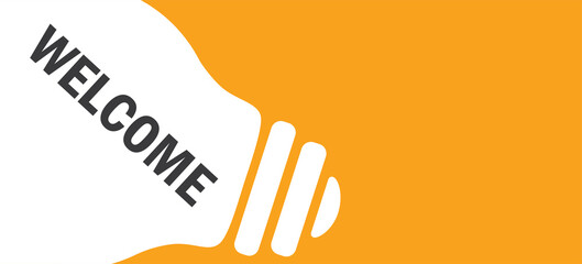 welcome in lamp background illustration