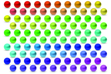 Colorful beads background. Vector illustration. 