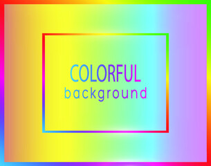 Colorful background. Vector illustration. Colorful frame. 