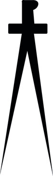 ottoman zulfiqar islamic sword vectorel