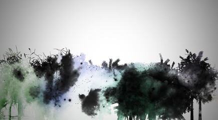 abstract colorful watercolor background bg wallpaper art with splash