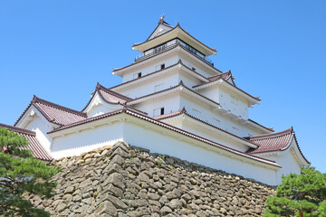 若松城の天守閣