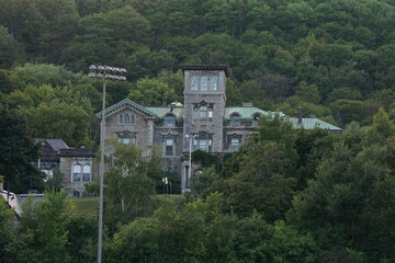 Montreal, QC, Canada - 8-22-2021: The historical building of the Allan Memorial Institute, Department of Psychology, Royal Victoria Hospital, McGill University.