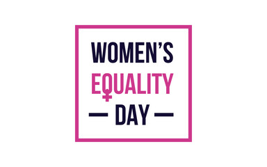 Illustration graphic vector of women's equality day in United States design template