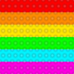Pop it colorful, trendy pattern, vector illustration.