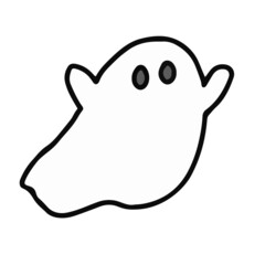 いたずらオバケの可愛いイラスト