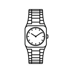 Watch icon. Wristwatch icon design. vector illustration.