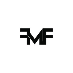 fmf letter monogram initial logo design