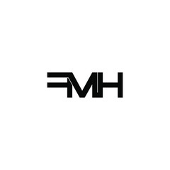 fmh letter monogram initial logo design