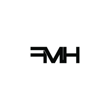 fmh letter monogram initial logo design