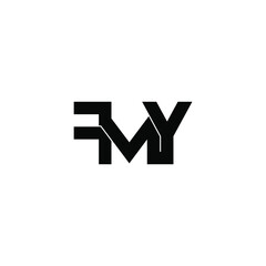 fmy letter monogram initial logo design