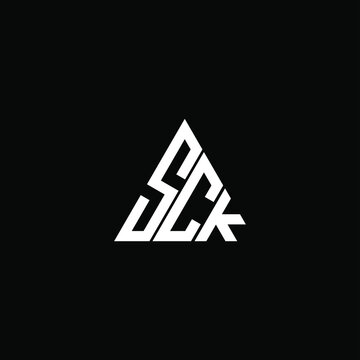 SCK letter logo creative design. SCK unique design
