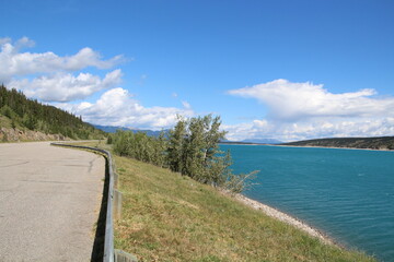 Highway By The Lake, Nordegg, Alberta