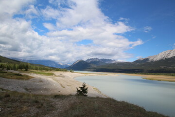 Shadows On Abraham Lake, Nordegg, Alberta