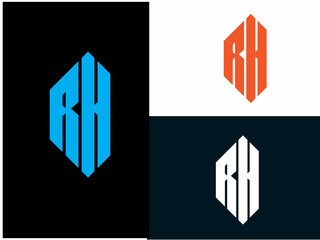 Hello, This creative RH  logo.This file Ai+EPS+ JPG	