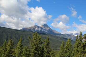 Fototapeta na wymiar Summer On The Rockies, Jasper National Park, Alberta