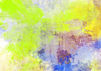 Watercolor fantastic and grungy background	