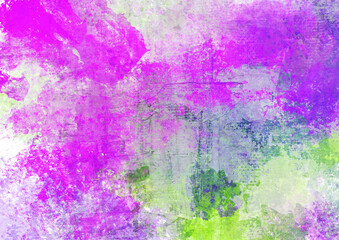 Watercolor fantastic and grungy background	