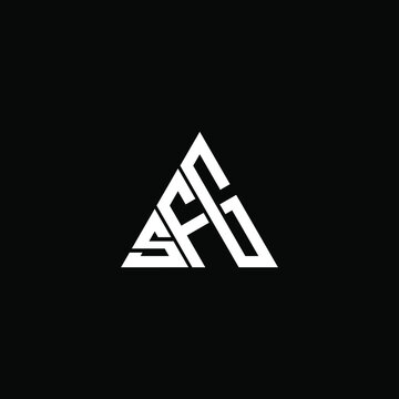 SFG letter logo creative design. SFG unique design

