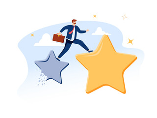 Business transformation, change management or transition to better innovative company, improvement and adaptation to new