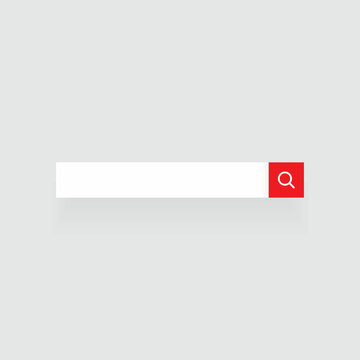 Modern Search Bar Icon Vector