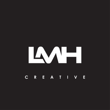 LMH Letter Initial Logo Design Template Vector Illustration