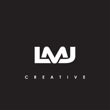 LMJ Letter Initial Logo Design Template Vector Illustration