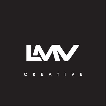 LMV Letter Initial Logo Design Template Vector Illustration