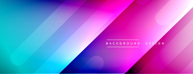 Dynamic lines abstract background. 3D shadow effects and fluid gradients. Modern overlapping forms