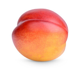 Nectarine isolated on white background