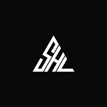 SHL letter logo creative design. SHL unique design
