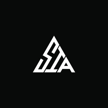SIA letter logo creative design. SIA unique design
