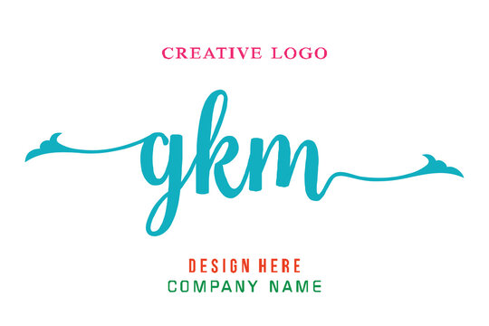 GKM lettering logo is simple, easy to understand and authoritative