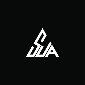 SJA letter logo creative design. SJA unique design