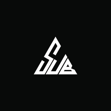 SJB letter logo creative design. SJB unique design