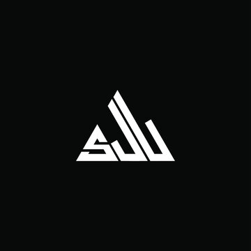 SJL letter logo creative design. SJL unique design