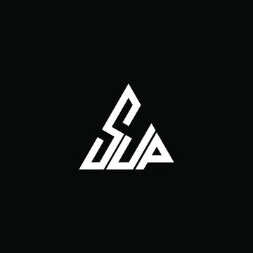 SJP letter logo creative design. SJP unique design