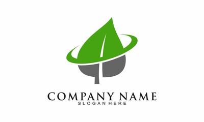 Nature leaf innovation logo design