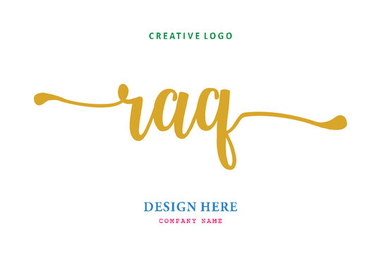 RAQ lettering logo is simple, easy to understand and authoritative